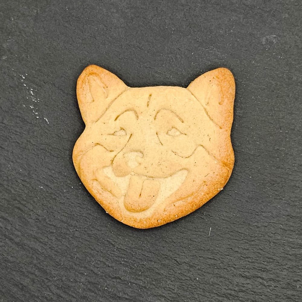 Formelė sausainiams šuo Shiba Inu