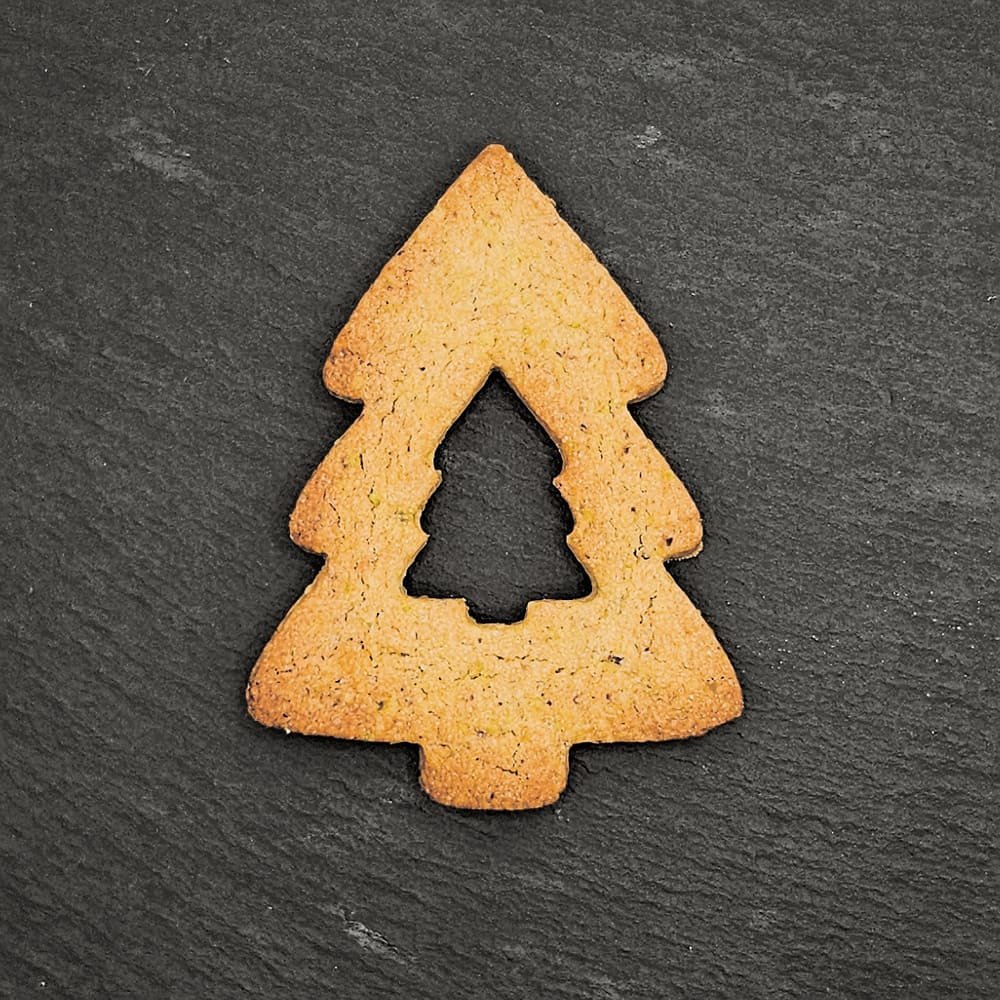 Kalėdinė formelė Linzer sausainiams - Eglutė