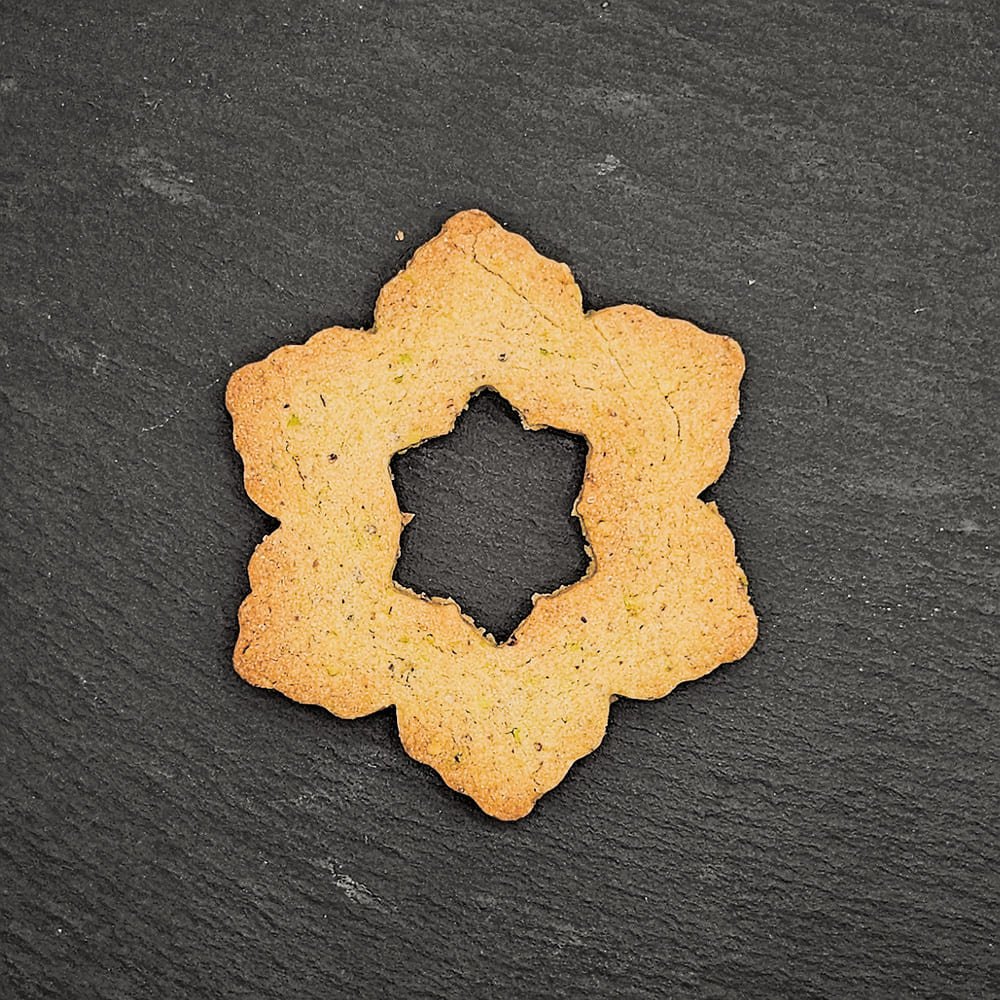 Kalėdinė formelė Linzer sausainiams - Snaigė