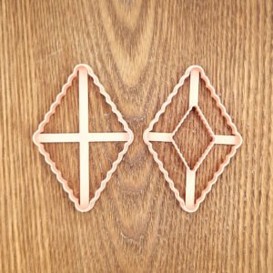 kaledinis-konditeriniu-formeliu rinkinys-linzer-sausainiams-rombas